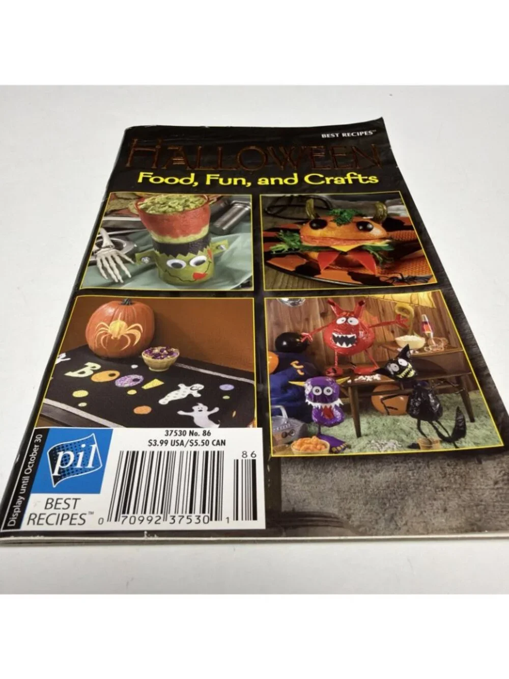 Halloween Food Fun Crafts Lot of 5 Mini Cookbook Recipes Snack Books See Photos
